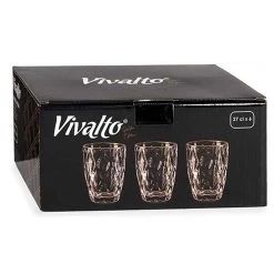 Vivalto Waterglazen/drinkglazen - Kristal Look - Gouden Rand - 270 Ml 8 Vivalto Waterglazen/drinkglazen - Kristal Look - Gouden Rand - 270 Ml -Beroemde Servies Winkel 6a2a863980a24fcfb51988a1d59bd333