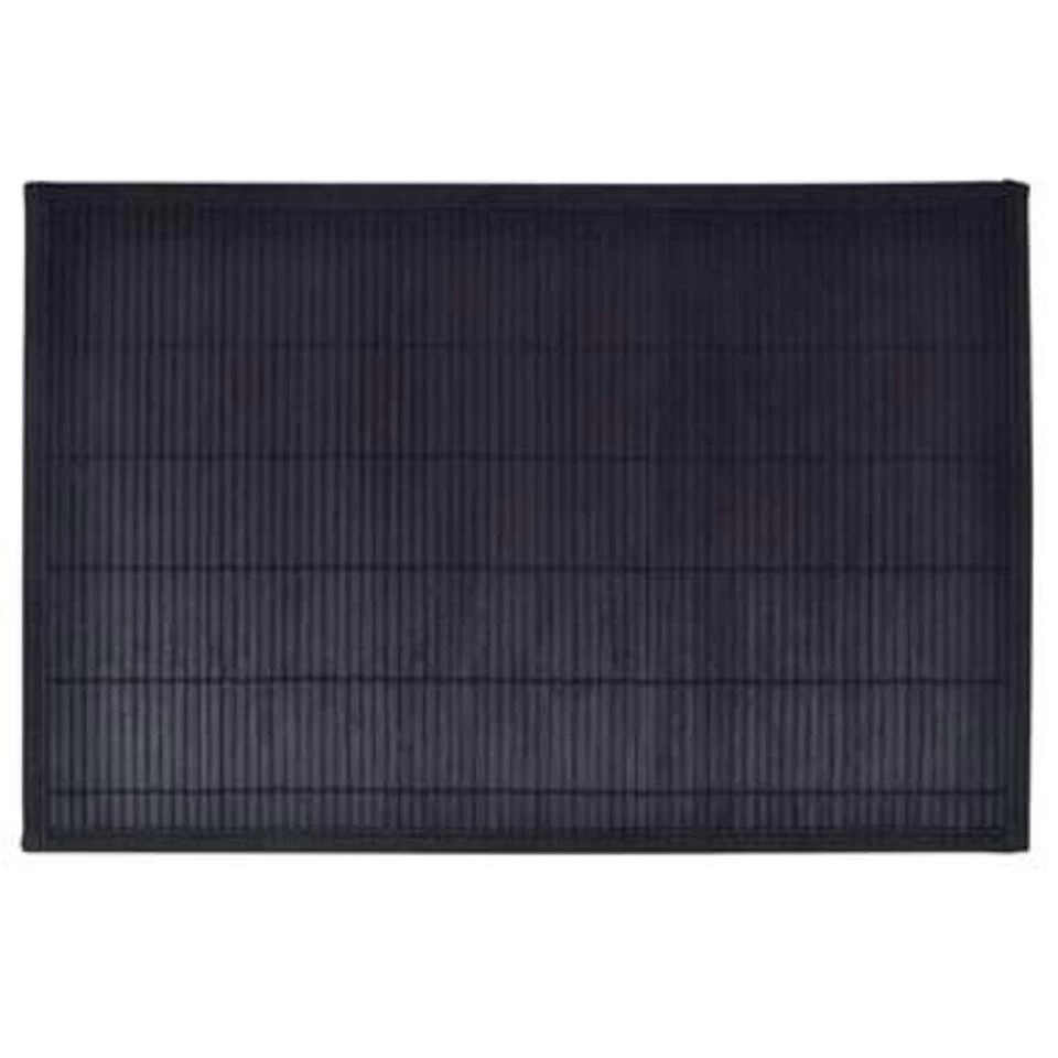 VIDAXL 6 Placemats Bamboe 30 X 45 Cm Zwart 4 VIDAXL 6 Placemats Bamboe 30 X 45 Cm Zwart - Afbeelding 2