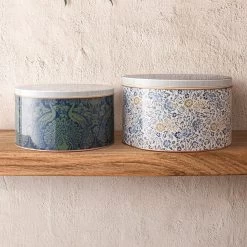 Laura Ashley Set 2 Blikken Daniela En Peacock Geel -Beroemde Servies Winkel 7eb35b226c2d491ba9d5299d1281d3c9