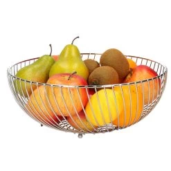 Secret De Gourmet Fruitschaal-fruitmand - Zilver - Metaal - 30 Cm -Beroemde Servies Winkel 7fb8cef32d804499bb0fdcf0b0572f0d