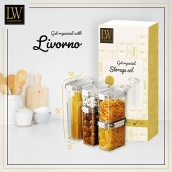 LW Collection Voorraadpotten 7 Stuks Met Stickers 7 LW Collection Voorraadpotten 7 Stuks Met Stickers -Beroemde Servies Winkel 807ca4a1c9fe4550b4e4119e10f6c934