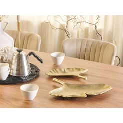 Beliani Decoratieve Schaal PALENQUE - Goud Aluminium 7 Beliani Decoratieve Schaal PALENQUE - Goud Aluminium -Beroemde Servies Winkel 8e7bbbd04f404f029a3ef549bdb1912e
