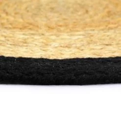 VidaXL Placemats 6 St 38 Cm Jute En Katoen Natuurlijk En Zwart -Beroemde Servies Winkel aa3f0493a3064853a10bad2c490d25f2