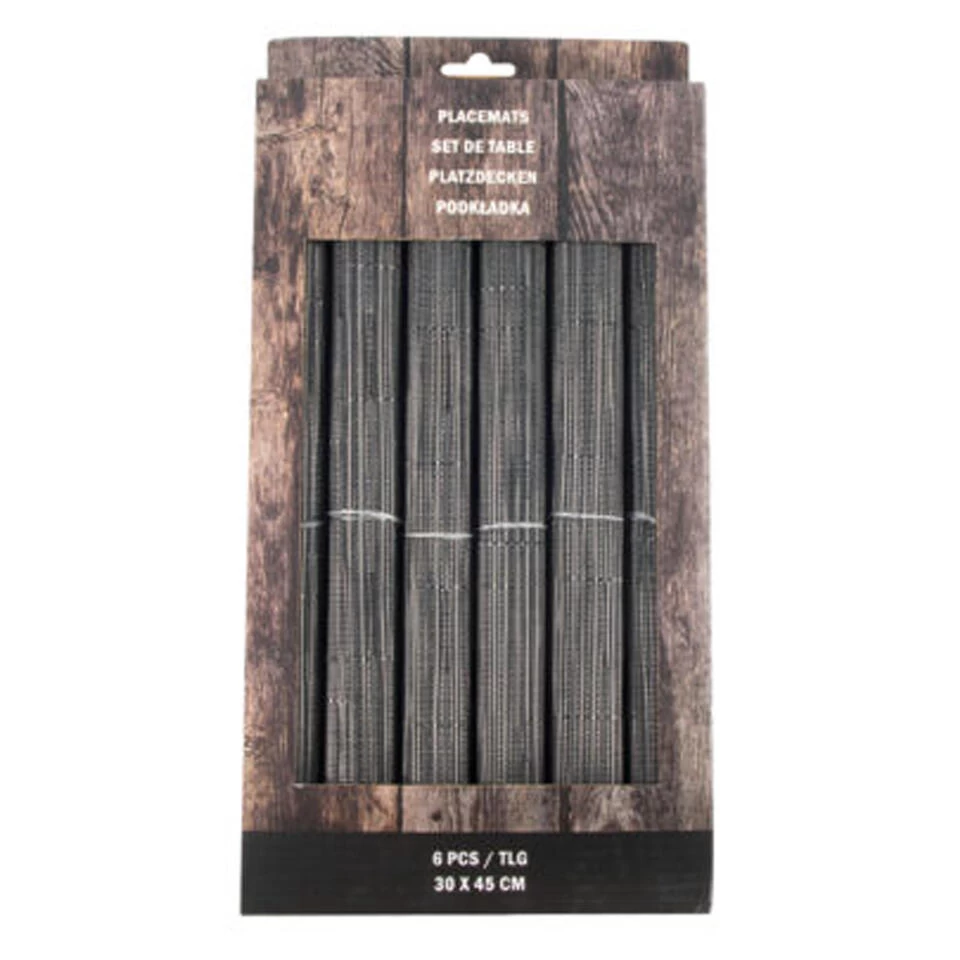 Svenska Living Placemats - 6x Stuks - Polyester - 45 X 30 Cm 4 Svenska Living Placemats - 6x Stuks - Polyester - 45 X 30 Cm - Afbeelding 2