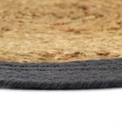VidaXL Placemats 6 St 38 Cm Jute En Katoen Natuurlijk En Antraciet -Beroemde Servies Winkel b170ba0cd46e4f8cb31d71717b2eaf26