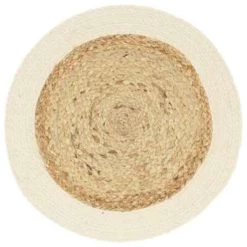 VidaXL Placemats 6 St Rond 38 Cm Jute En Katoen Natuurlijk -Beroemde Servies Winkel bb11aa7db8a540b98812a2d602e09ef0
