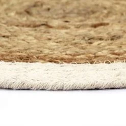 VidaXL Placemats 6 St Rond 38 Cm Jute En Katoen Natuurlijk -Beroemde Servies Winkel be47b9f1a38c410eac527a17eb15af93