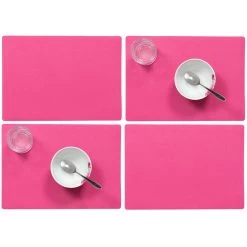 Wicotex Placemat Plain - Luxe - Fuchsia - 43 X 30 Cm -Beroemde Servies Winkel ca3140bf23c345a5ac8e17cd4e19b4b0