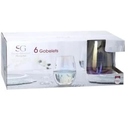 Secret De Gourmet Tumbler Glazen - 6 Stuks - Parelmoer Fantasy - 540 Ml -Beroemde Servies Winkel e06987eff05942e68eddcee4507f5f6a