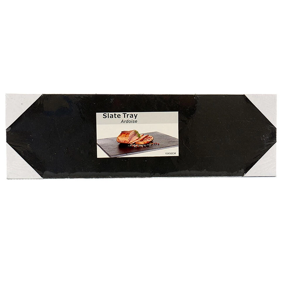 Kinvara Serveerplank - Voor Hapjes - Leisteen - 50 X 15 Cm 5 Kinvara Serveerplank - Voor Hapjes - Leisteen - 50 X 15 Cm - Afbeelding 3