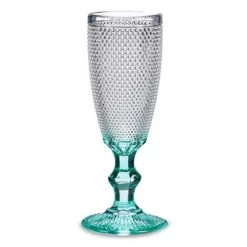 Vivalto - Luxe Champagneglazen Monaco Serie Set 6x Blauwe Voet 180 Ml -Beroemde Servies Winkel fb41f0b04ed94056a7c3d9ce9b75e838